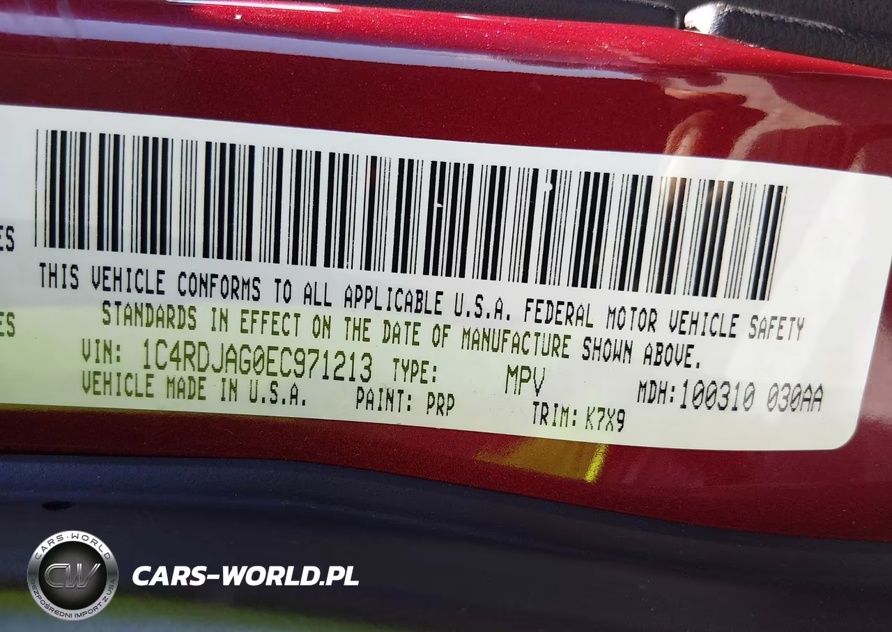 2014 Dodge Durango Sxt VIN:1C4RDJAG0EC971213 - 9