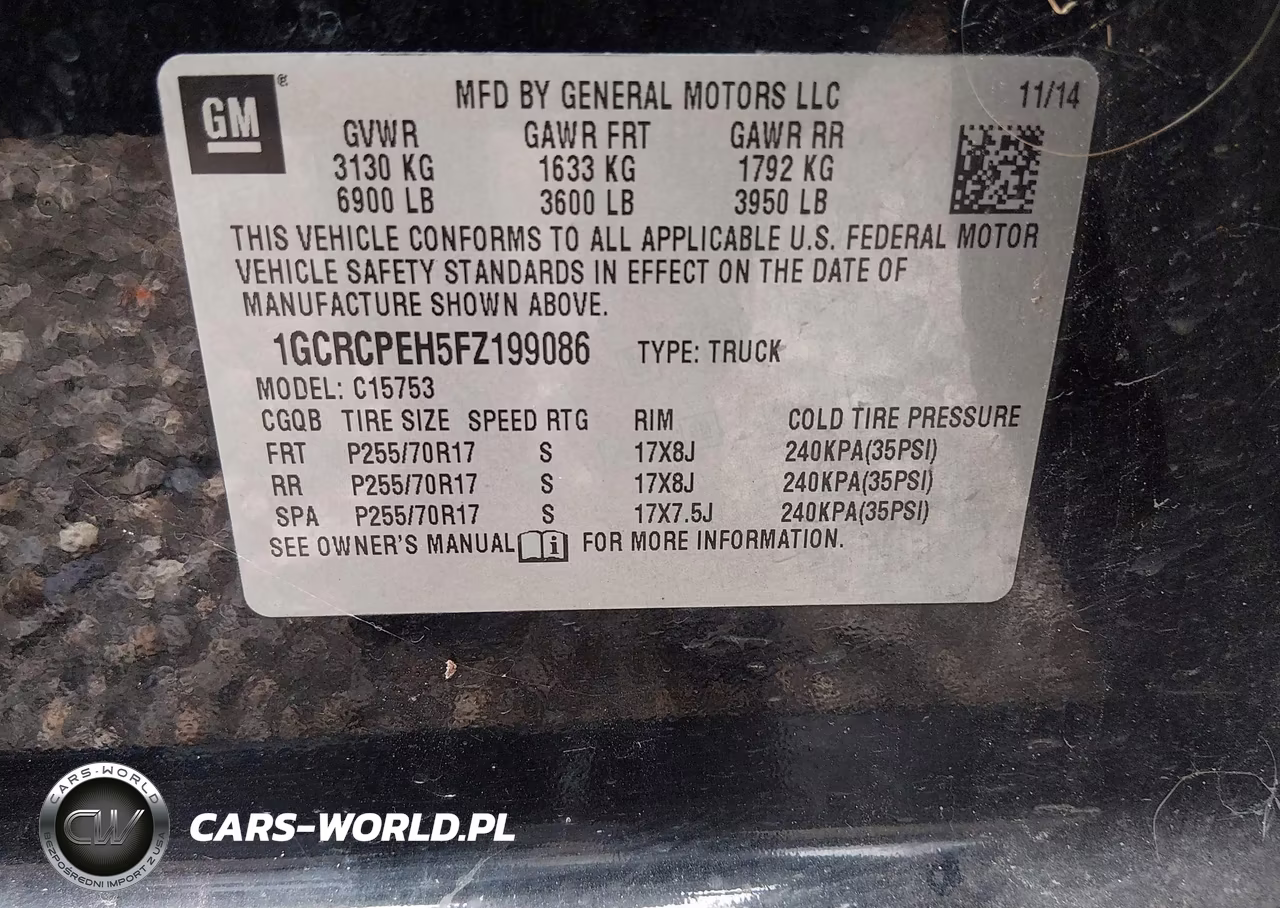 2015 Chevrolet Silverado 1500 Ls VIN:1GCRCPEH5FZ199086 - 9