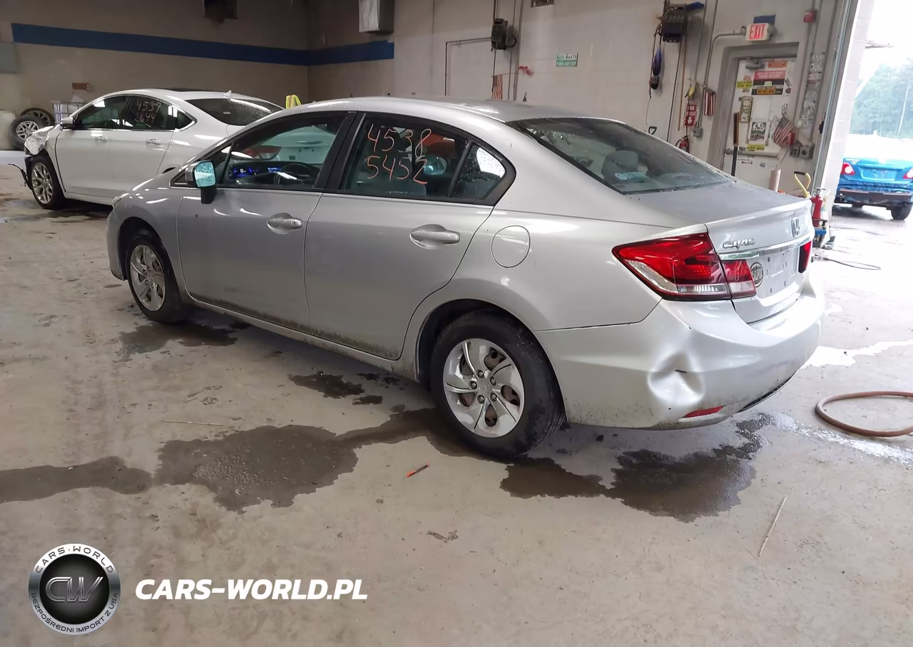 2014 Honda Civic Lx VIN:19XFB2F55EE040107 - 3