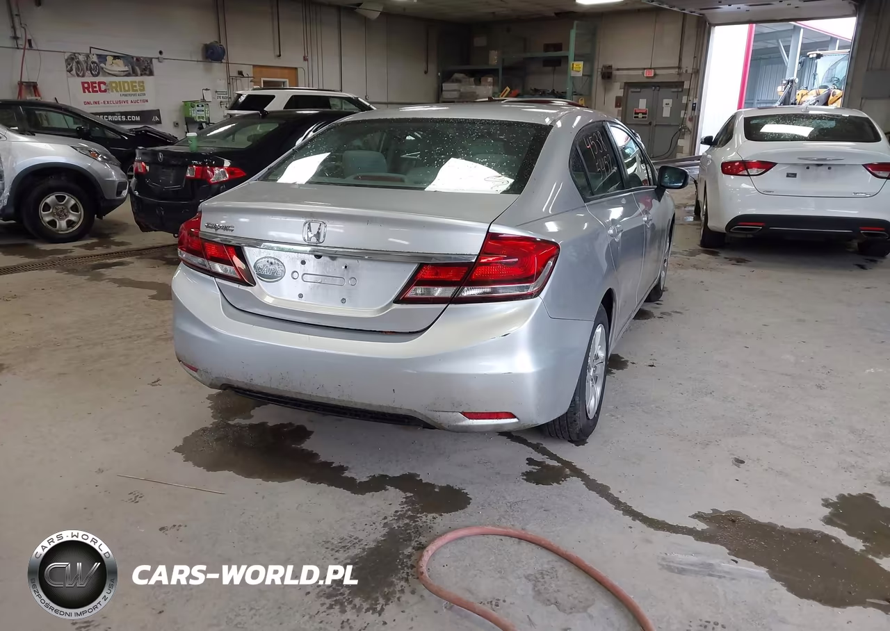 2014 Honda Civic Lx VIN:19XFB2F55EE040107 - 4