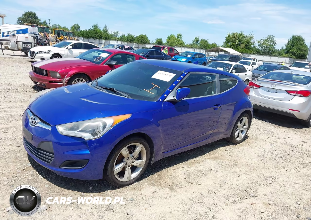 2012 Hyundai Veloster Base W-Black VIN:KMHTC6ADXCU020709 - 2
