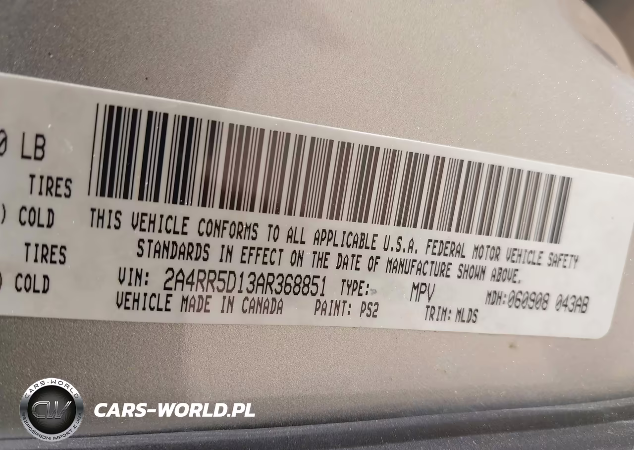 2010 Chrysler Town & Country Touring VIN:2A4RR5D13AR368851 - 9