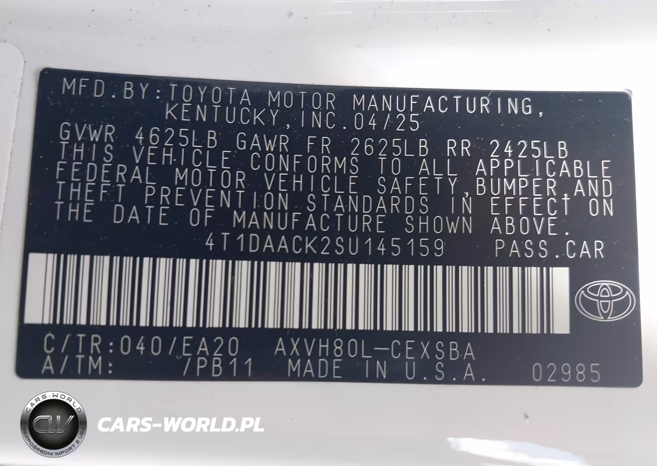 2025 Toyota Camry Se VIN:4T1DAACK2SU145159 - 9