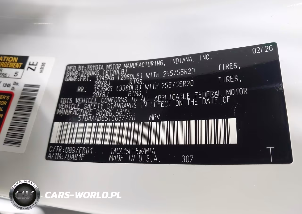 2026 Lexus Tx 350 Premium VIN:5TDAAAB65TS067770 - 9