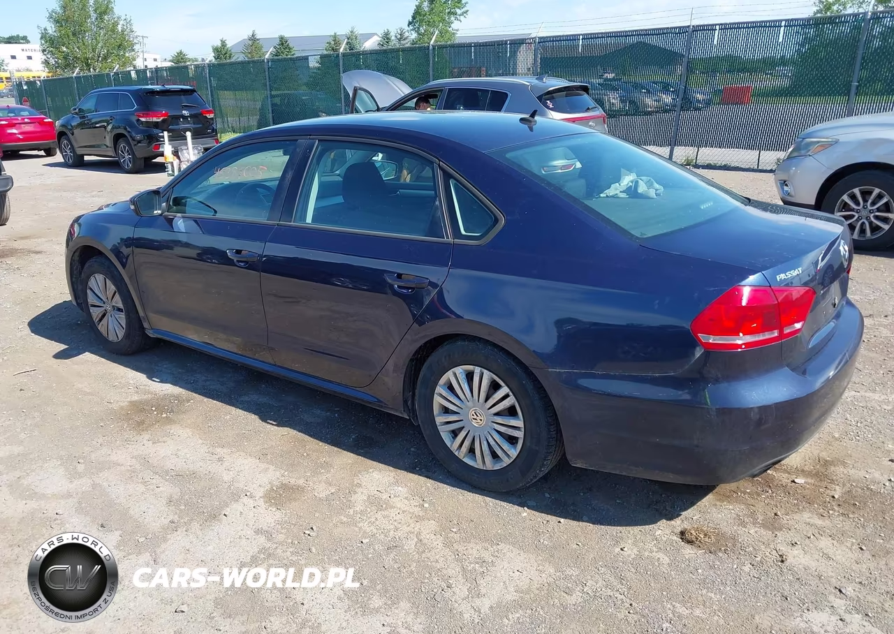 2015 Volkswagen Passat 1.8T S VIN:1VWAT7A32FC004522 - 3
