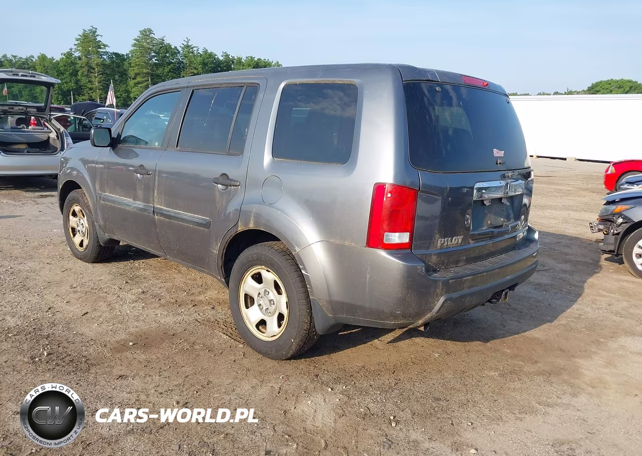 2011 Honda Pilot Lx VIN:5FNYF4H27BB068816 - 3