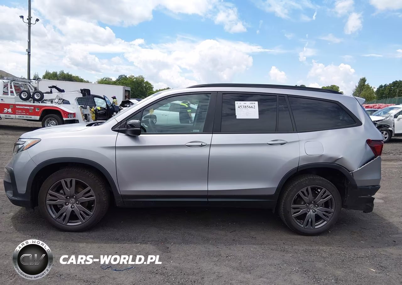 2022 Honda Pilot Awd Sport VIN:5FNYF6H34NB067017 - 14