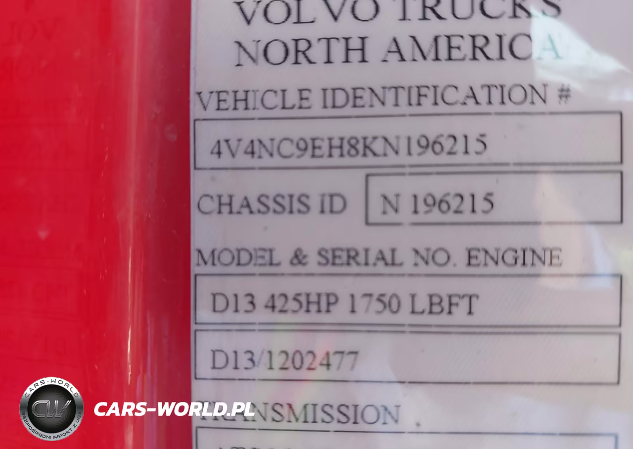 2019 Volvo Vnl VIN:4V4NC9EH8KN196215 - 8