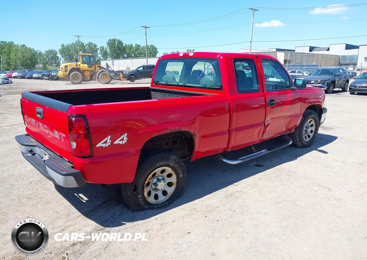 2007 Chevrolet Silverado 1500 Classic Work Truck VIN:1GCEK19V87E136197 - 4