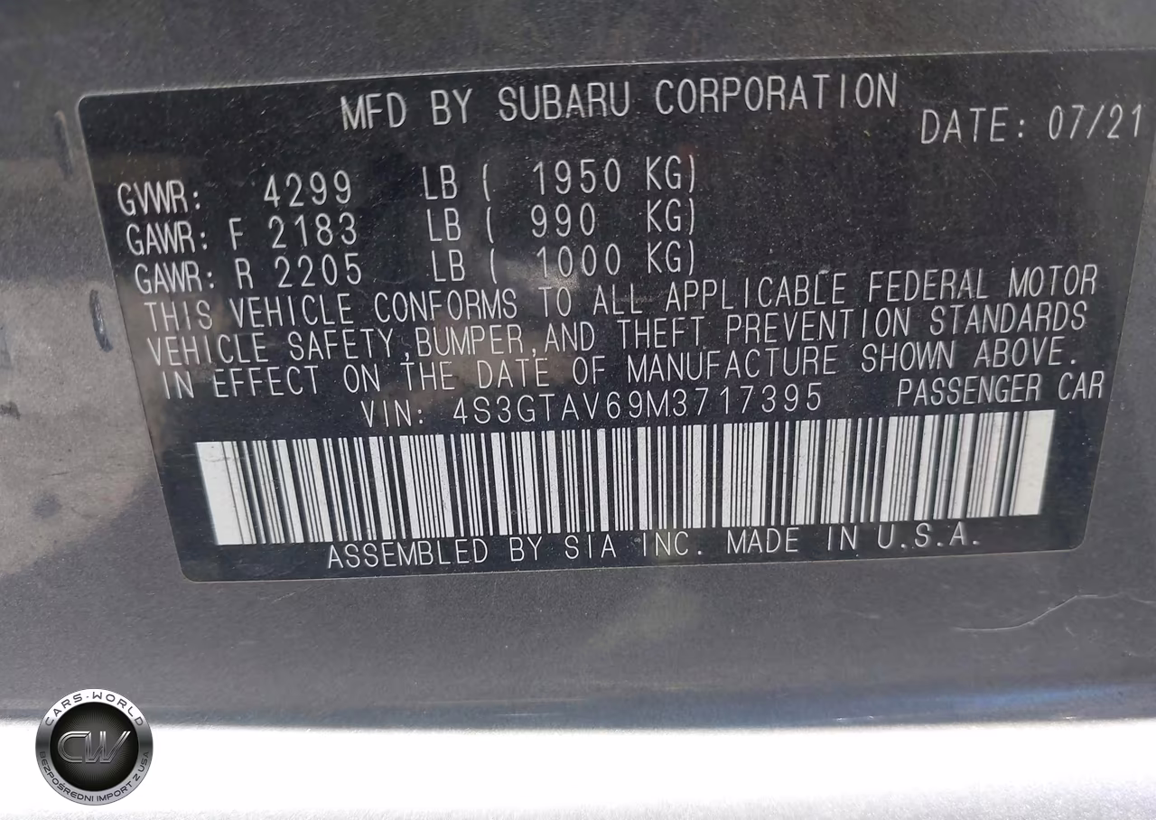 2021 Subaru Impreza Premium 5-Door VIN:4S3GTAV69M3717395 - 9