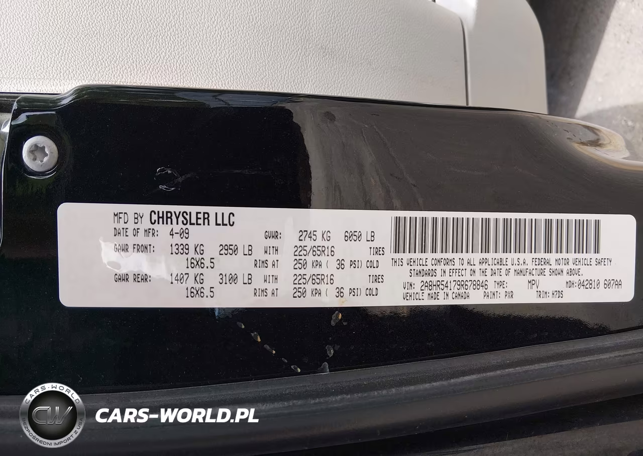 2009 Chrysler Town & Country Touring VIN:2A8HR54179R678846 - 9