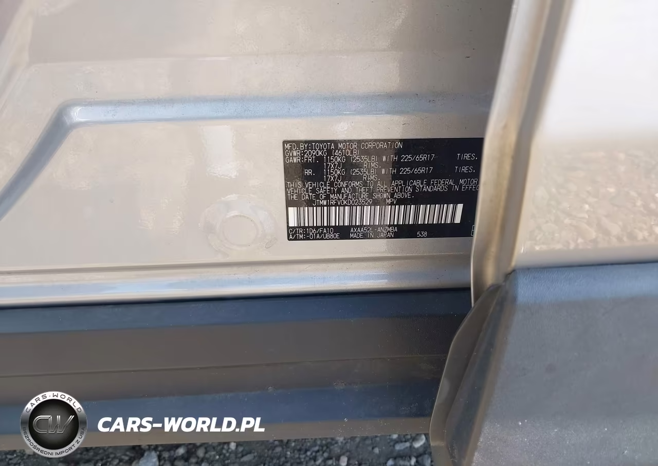 2019 Toyota Rav4 Xle VIN:JTMW1RFV0KD023529 - 9