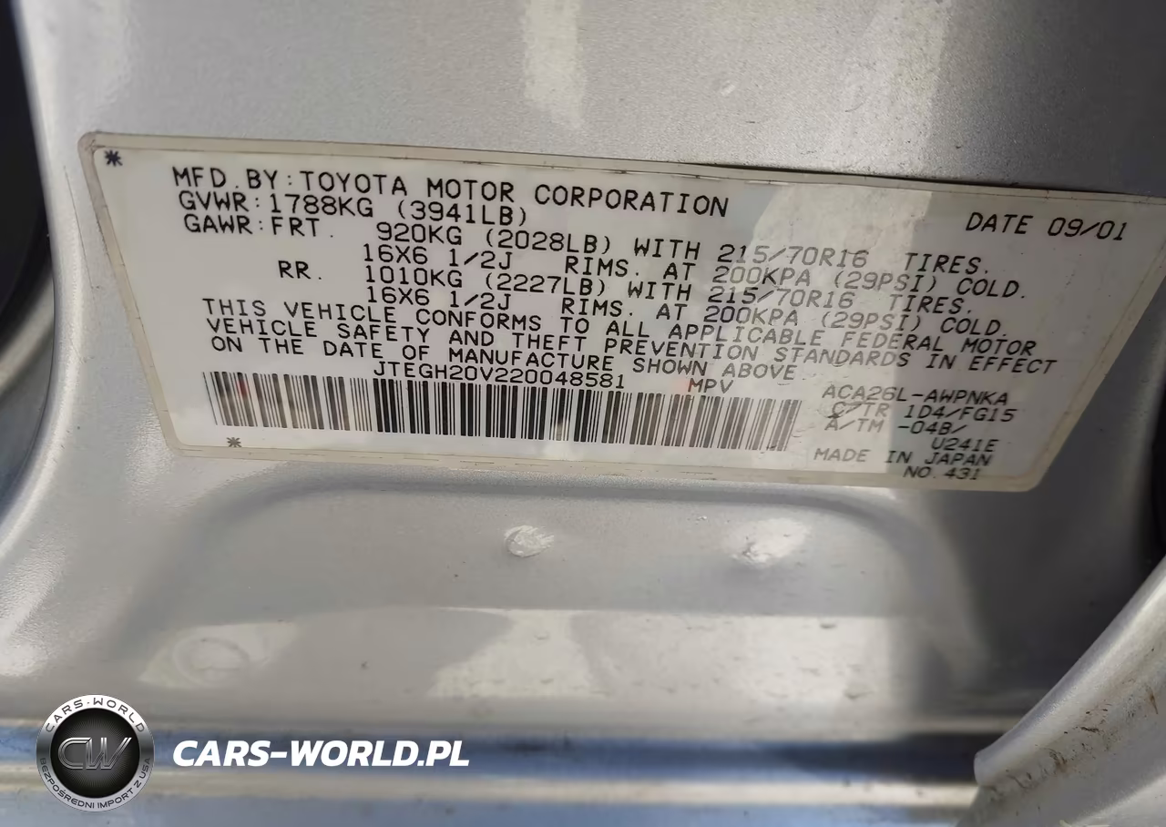 2002 Toyota Rav4 VIN:JTEGH20V220048581 - 9