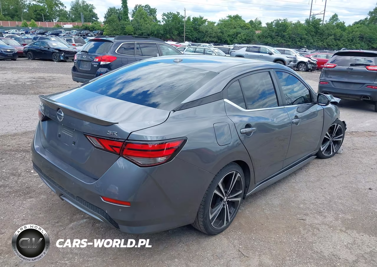 2021 Nissan Sentra Sr Xtronic Cvt VIN:3N1AB8DV4MY200624 - 4