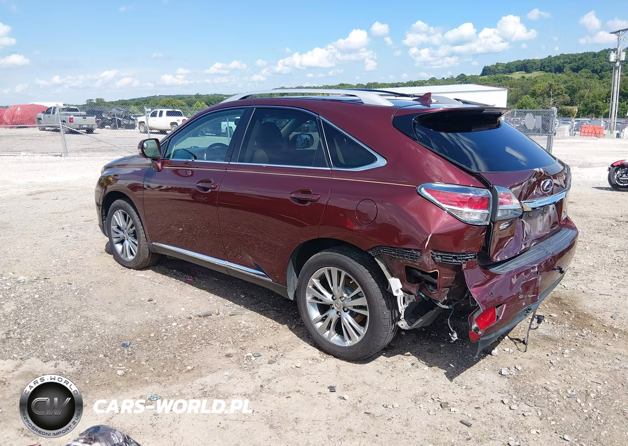 2013 Lexus Rx 350 VIN:2T2ZK1BA5DC109784 - 3