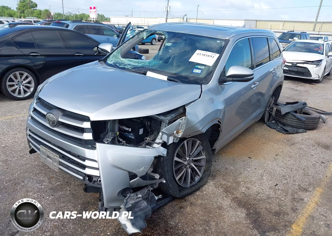 2017 Toyota Highlander Xle VIN:5TDKZRFH2HS512447 - 2