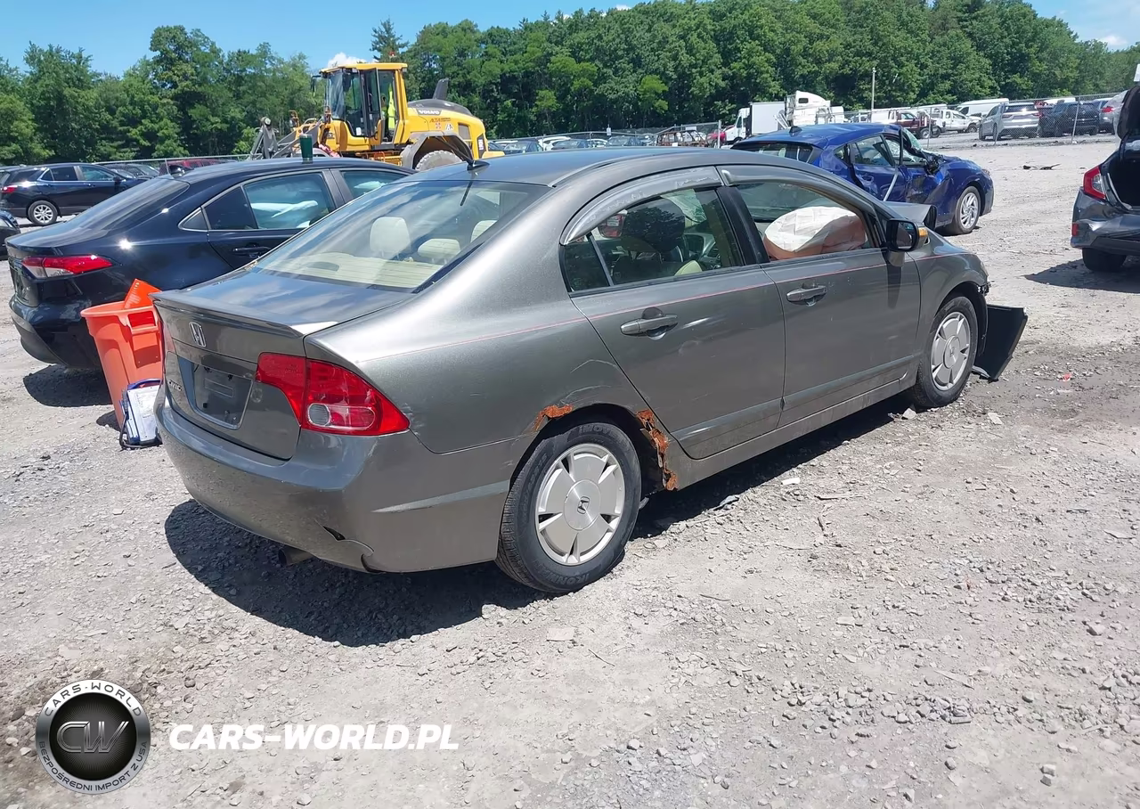 2008 Honda Civic Hybrid VIN:JHMFA362X8S008574 - 4