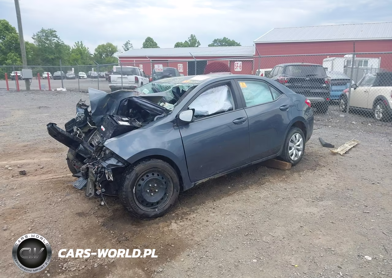 2015 Toyota Corolla Le VIN:5YFBURHEXFP341129 - 2