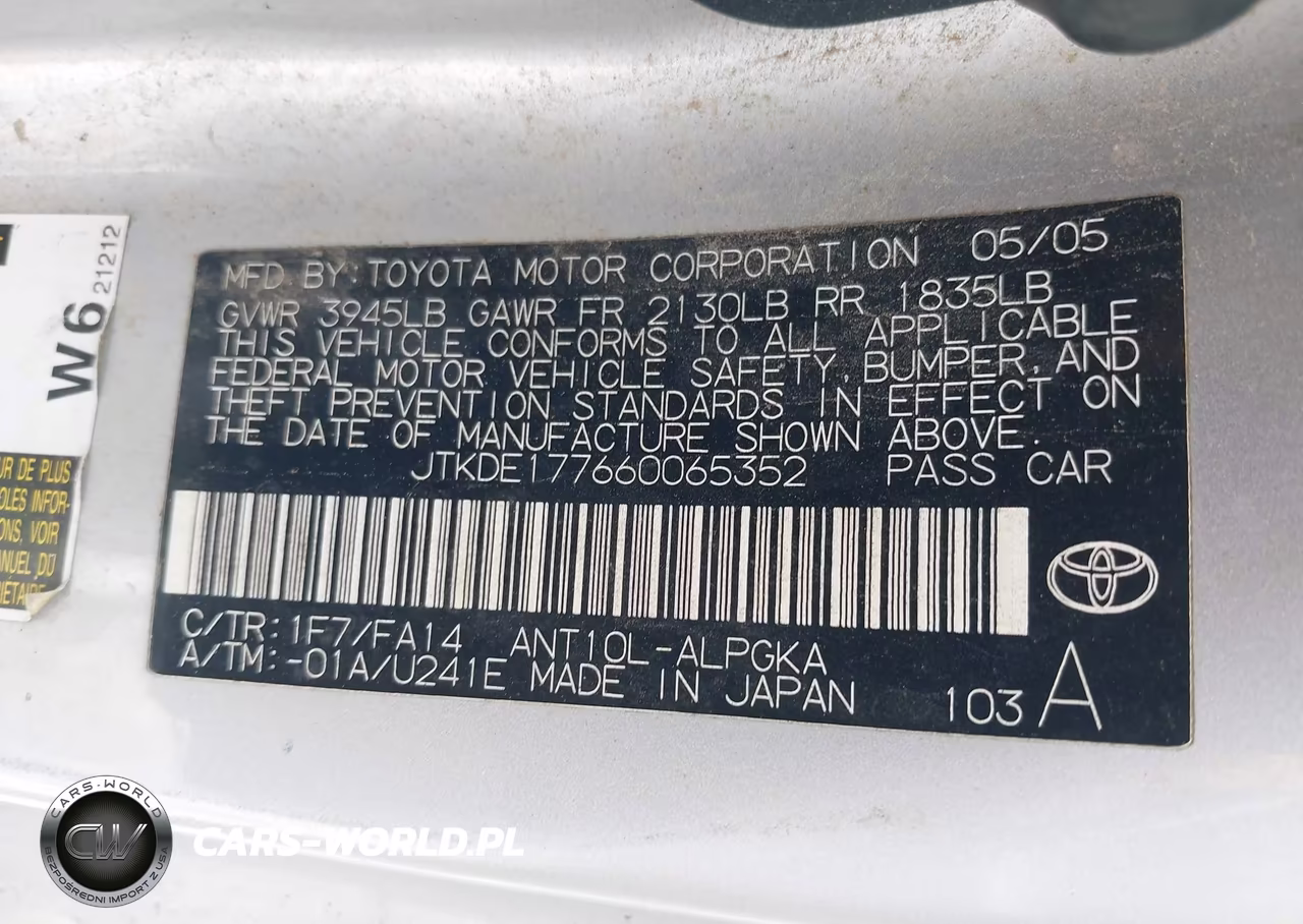 2006 Scion Tc VIN:JTKDE177660065352 - 9