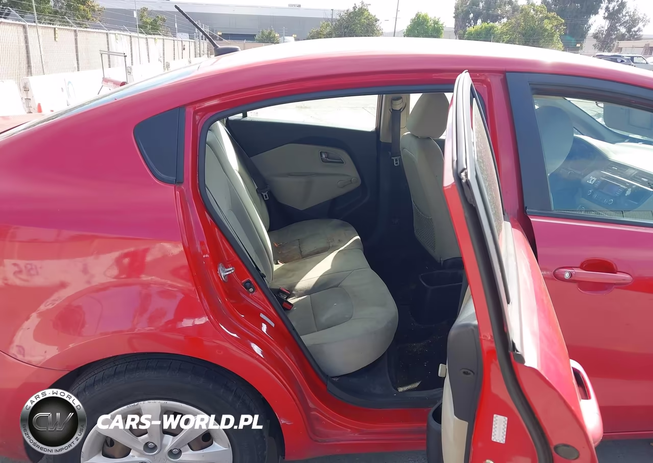 2012 Kia Rio Lx VIN:KNADM4A38C6033221 - 8