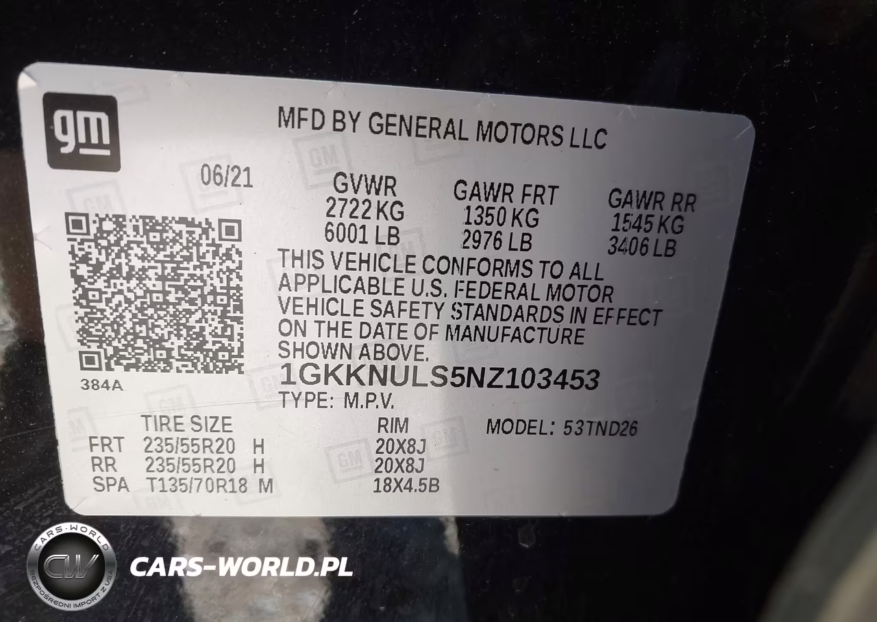2022 GMC Acadia Awd Slt VIN:1GKKNULS5NZ103453 - 9