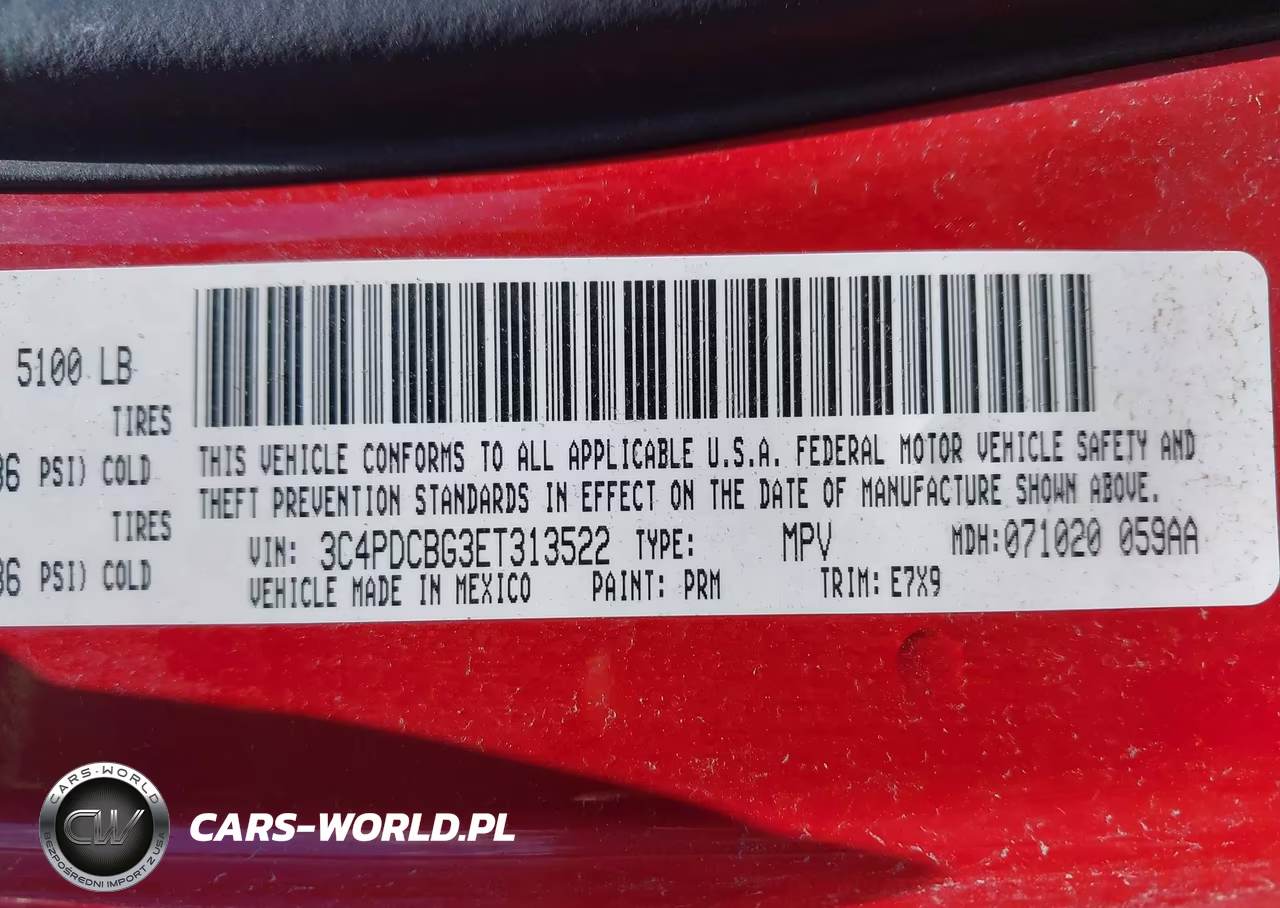 2014 Dodge Journey Sxt VIN:3C4PDCBG3ET313522 - 9