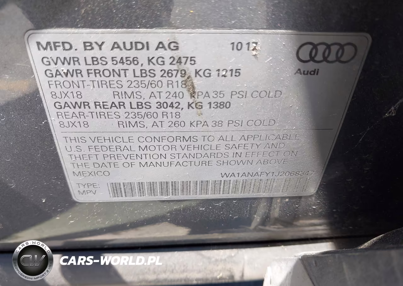 2018 Audi Q5 2.0T Premium-2.0T Tech Premium VIN:WA1ANAFY1J2068347 - 9