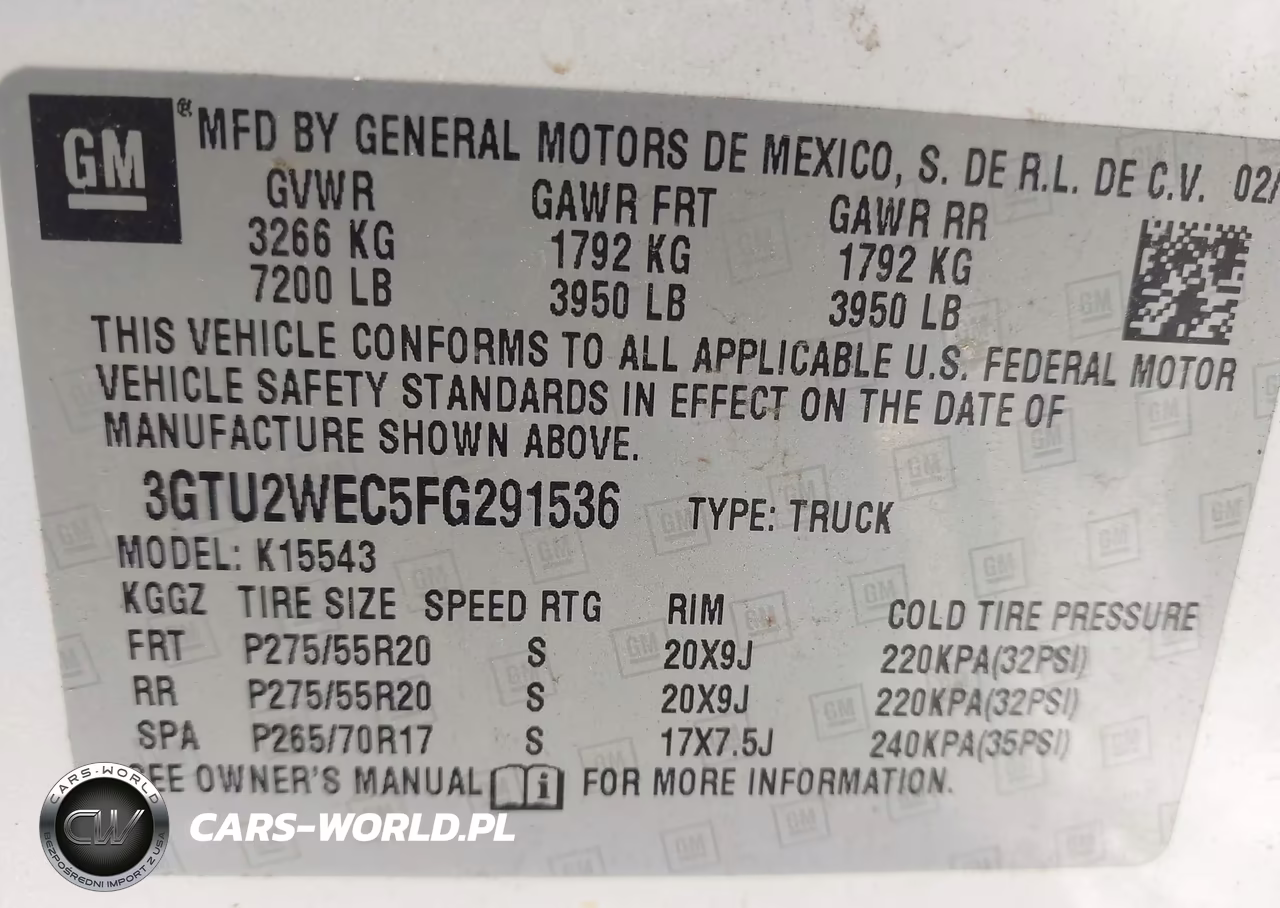 2015 GMC Sierra 1500 Denali VIN:3GTU2WEC5FG291536 - 9