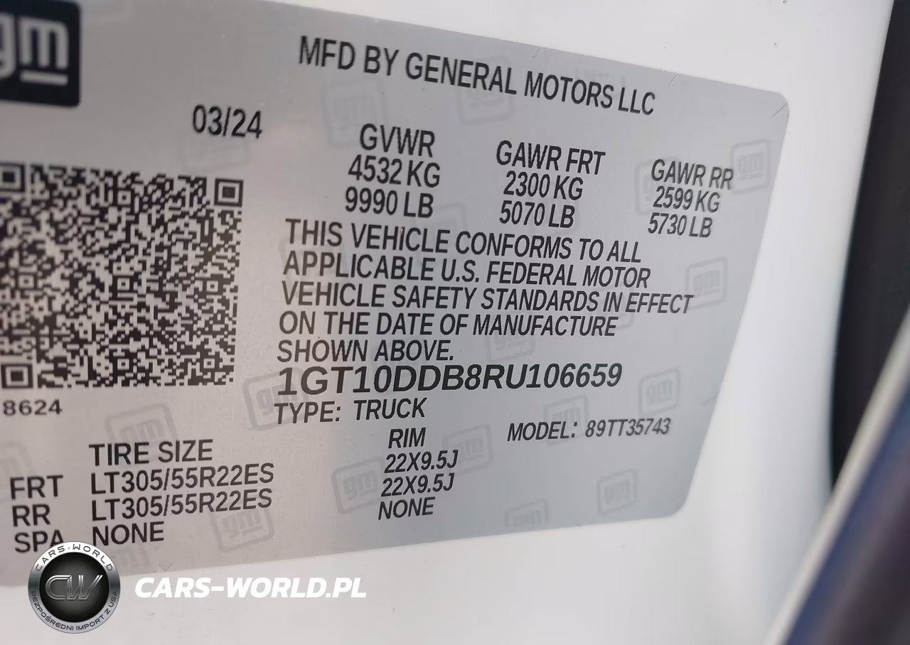 2024 GMC Hummer Ev Pickup E4Wd 3X VIN:1GT10DDB8RU106659 - 9