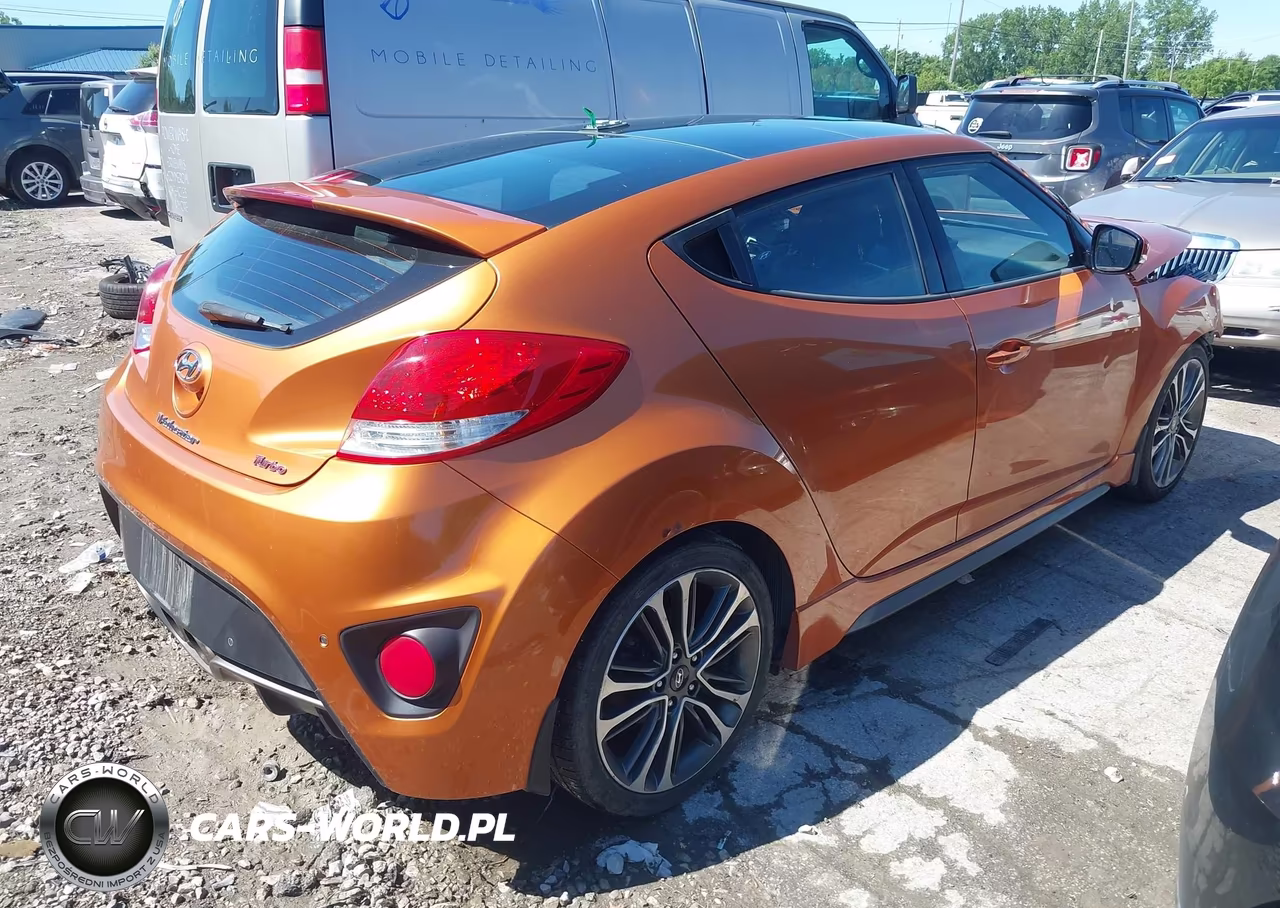 2016 Hyundai Veloster Turbo VIN:KMHTC6AE3GU285938 - 4
