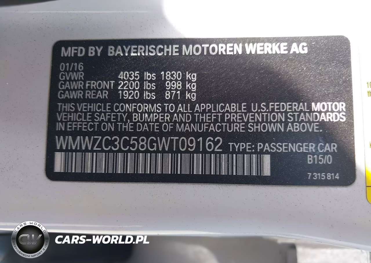 2016 Mini Countryman Cooper S VIN:WMWZC3C58GWT09162 - 9