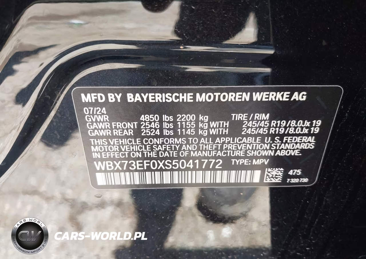 2025 BMW X1 xDrive28I VIN:WBX73EF0XS5041772 - 9