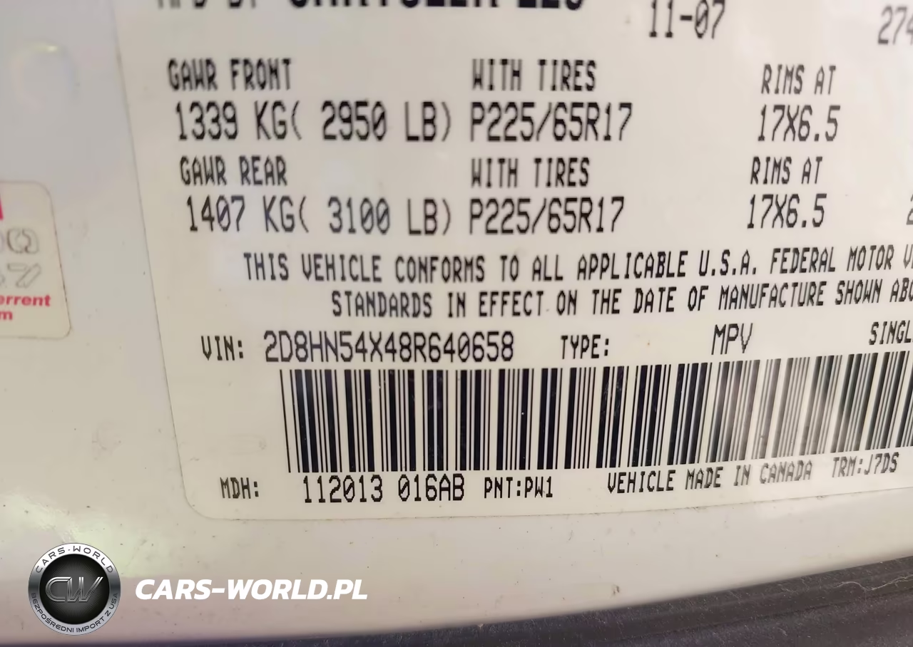 2008 Dodge Grand Caravan Sxt VIN:2D8HN54X48R640658 - 9