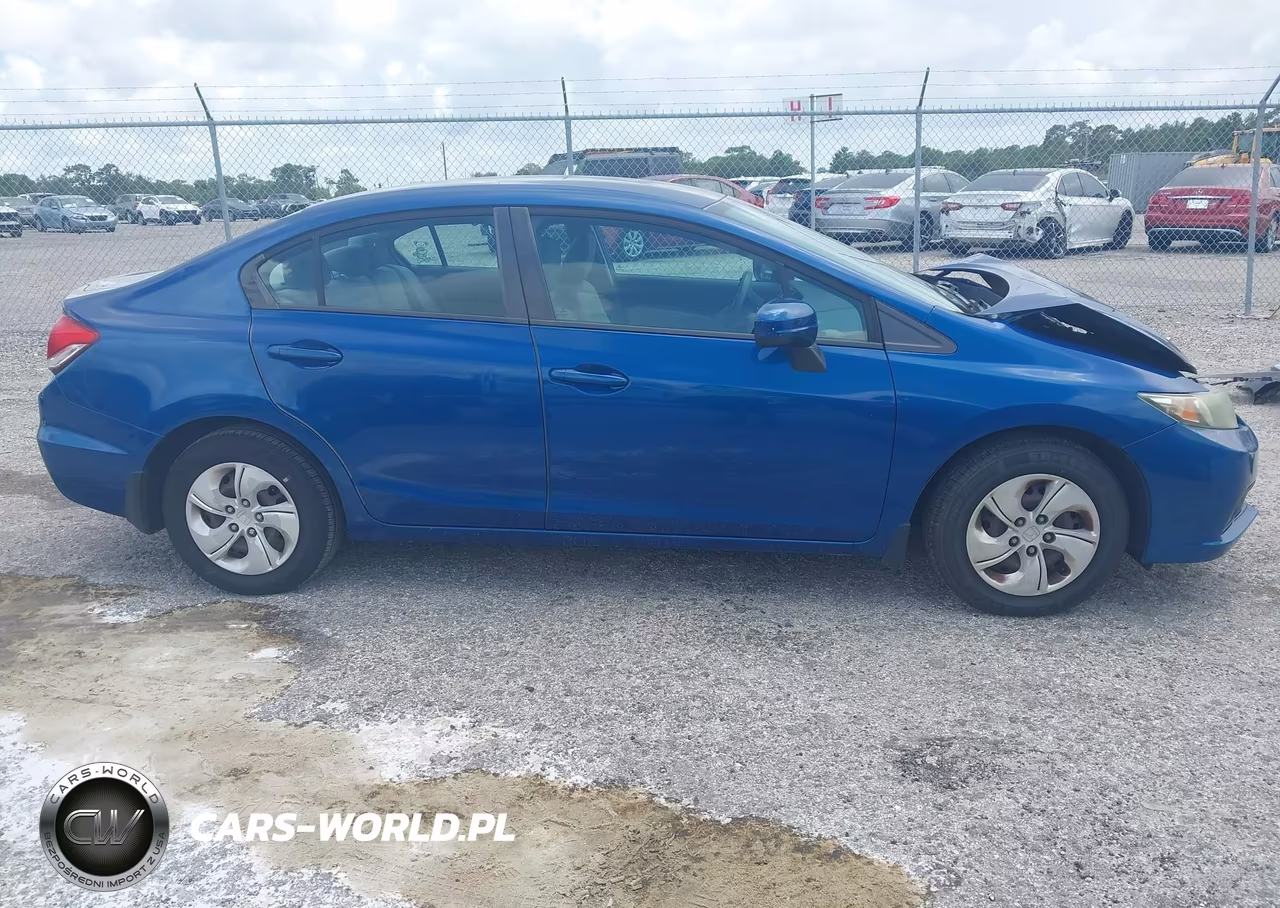 2014 Honda Civic Lx VIN:19XFB2F51EE010649 - 13