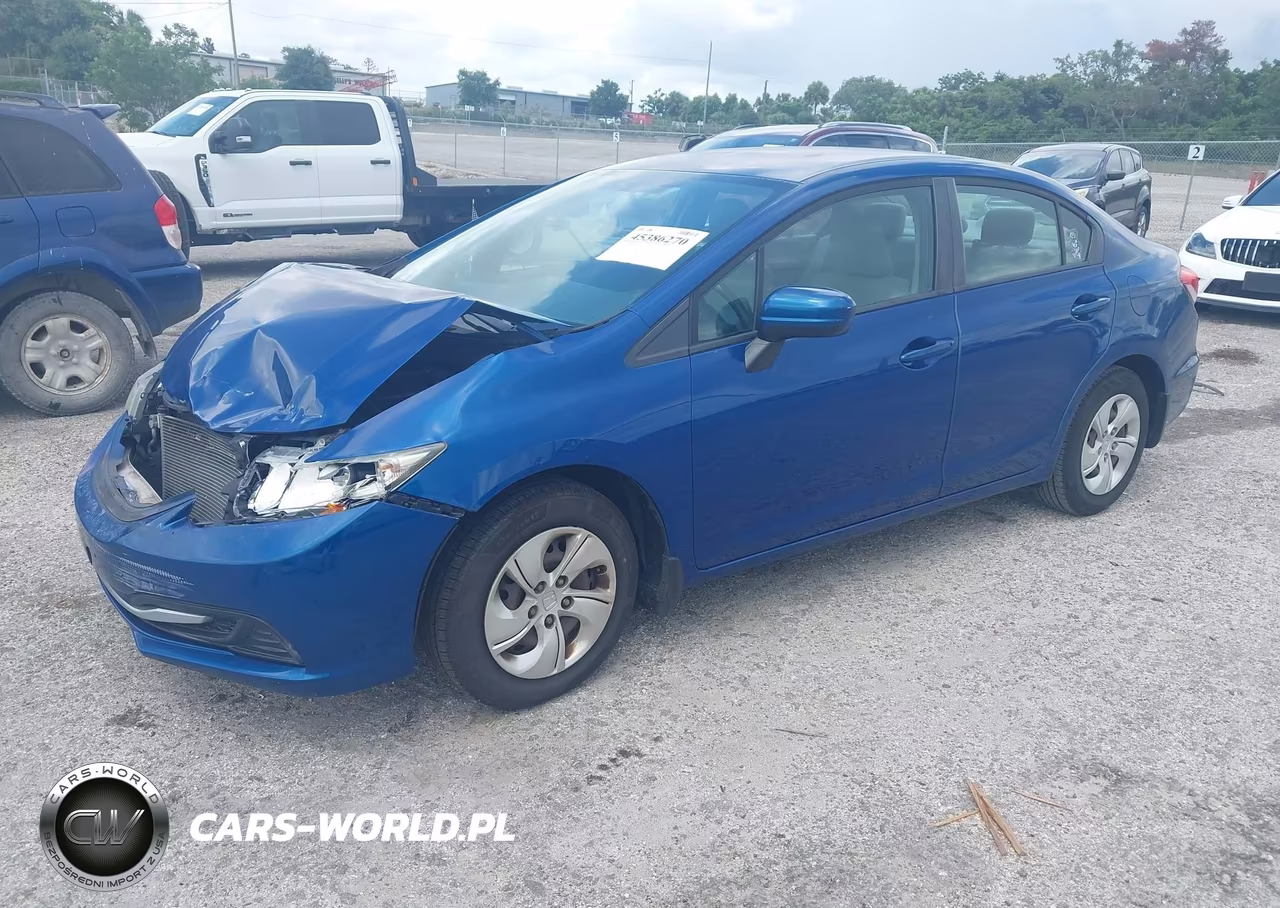 2014 Honda Civic Lx VIN:19XFB2F51EE010649 - 2