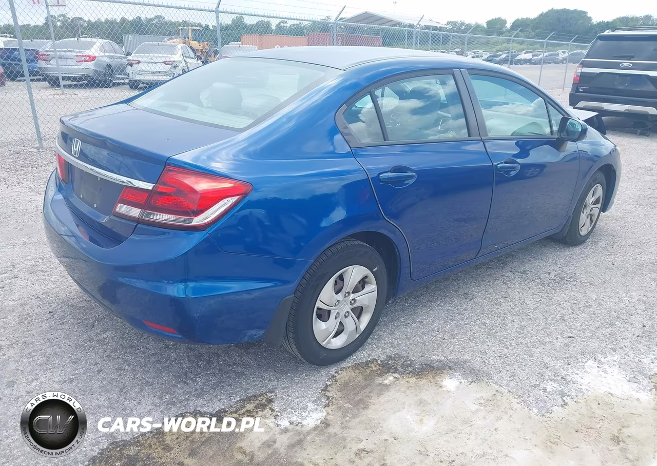 2014 Honda Civic Lx VIN:19XFB2F51EE010649 - 4