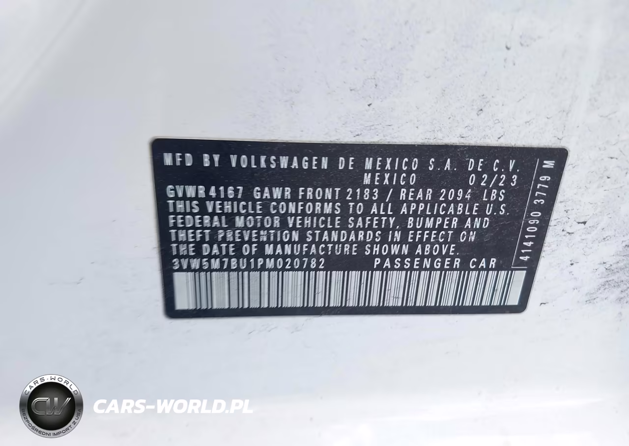 2023 Volkswagen Jetta 1.5T S VIN:3VW5M7BU1PM020782 - 9