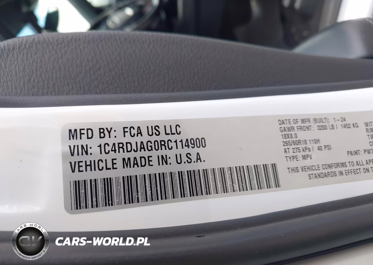 2024 Dodge Durango Sxt Awd VIN:1C4RDJAG0RC114900 - 9