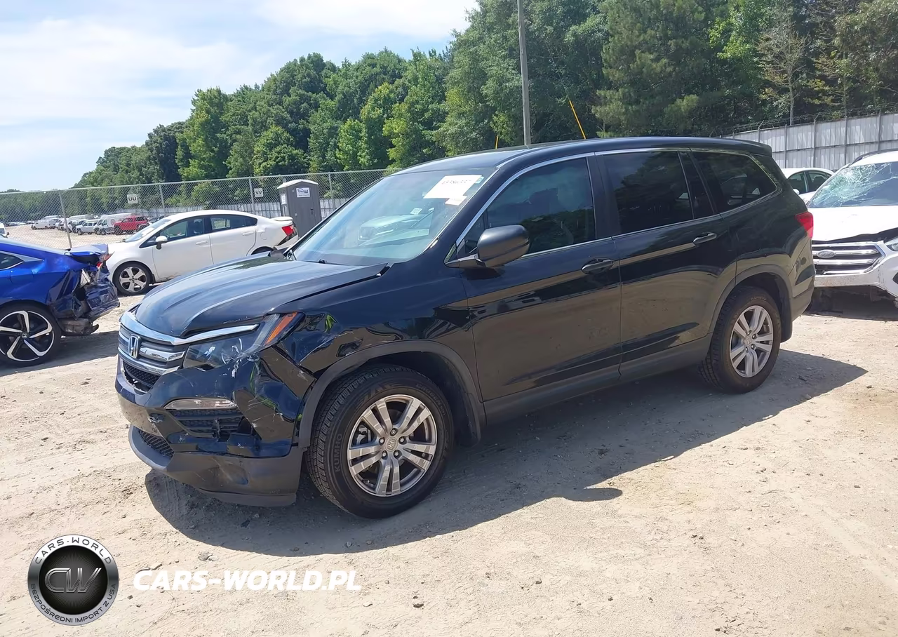 2018 Honda Pilot Lx VIN:5FNYF5H17JB029526 - 2