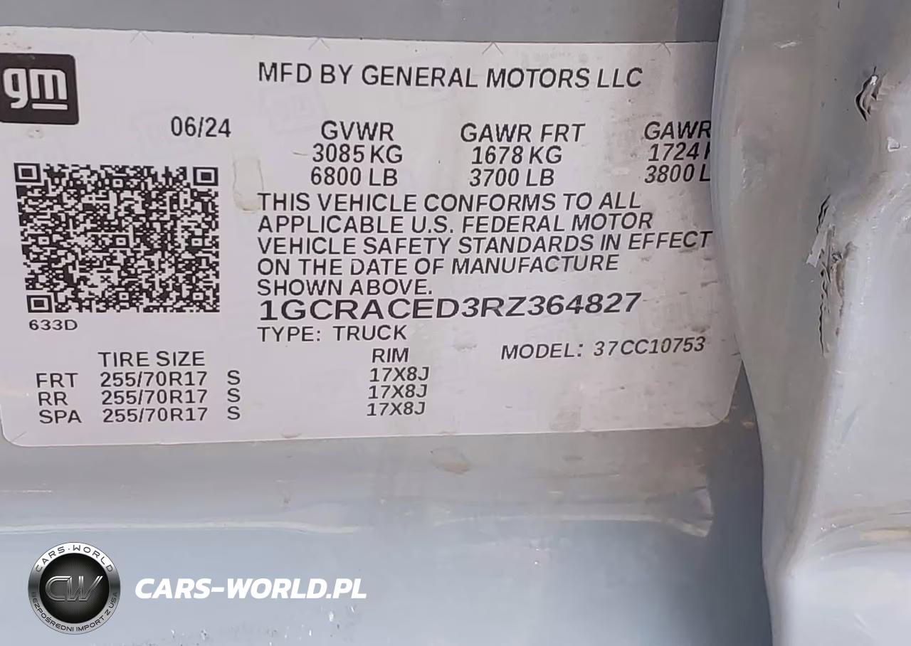 2024 Chevrolet Silverado 1500 VIN:1GCRACED3RZ364827 - 9
