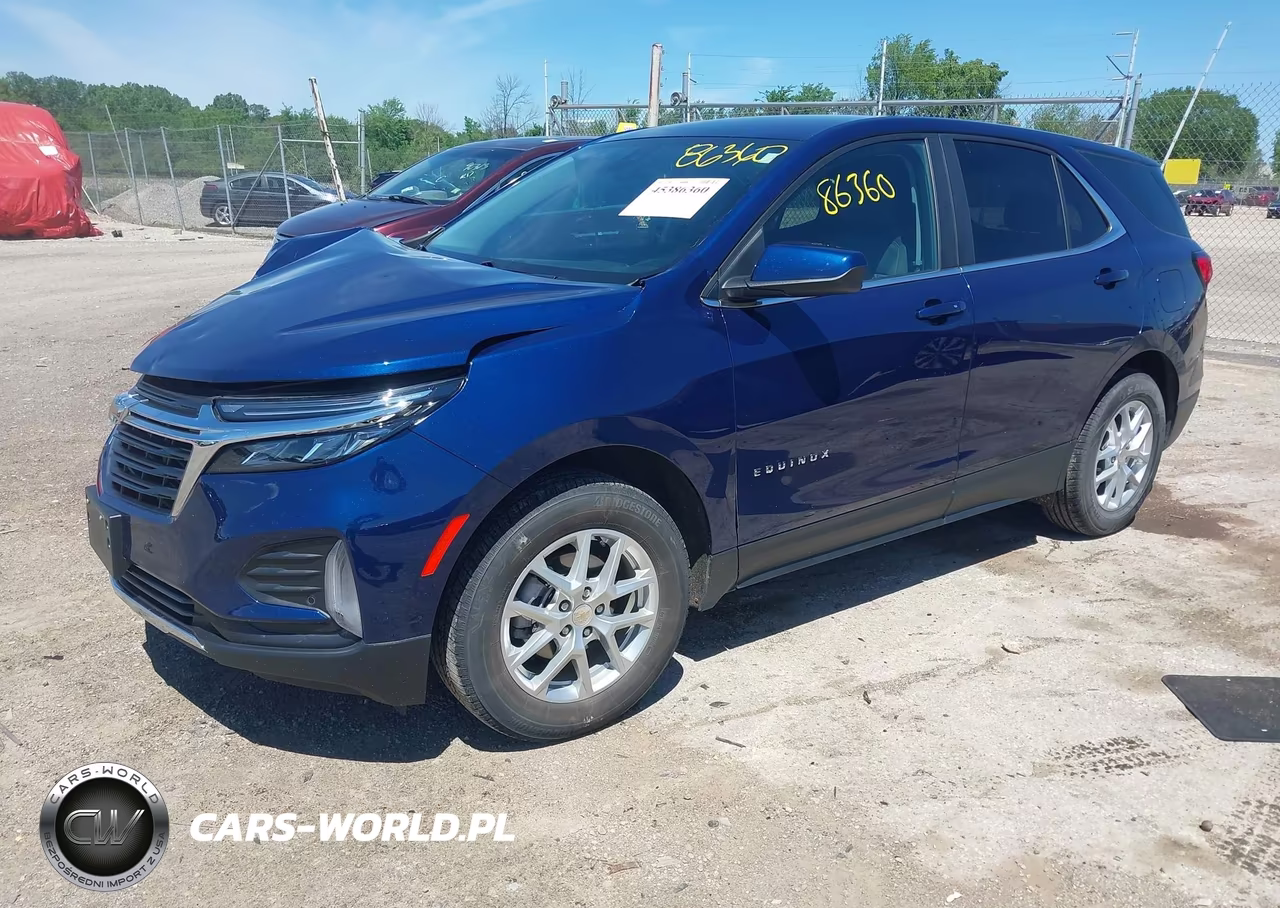 2022 Chevrolet Equinox Awd Lt VIN:3GNAXUEV5NL296887 - 2