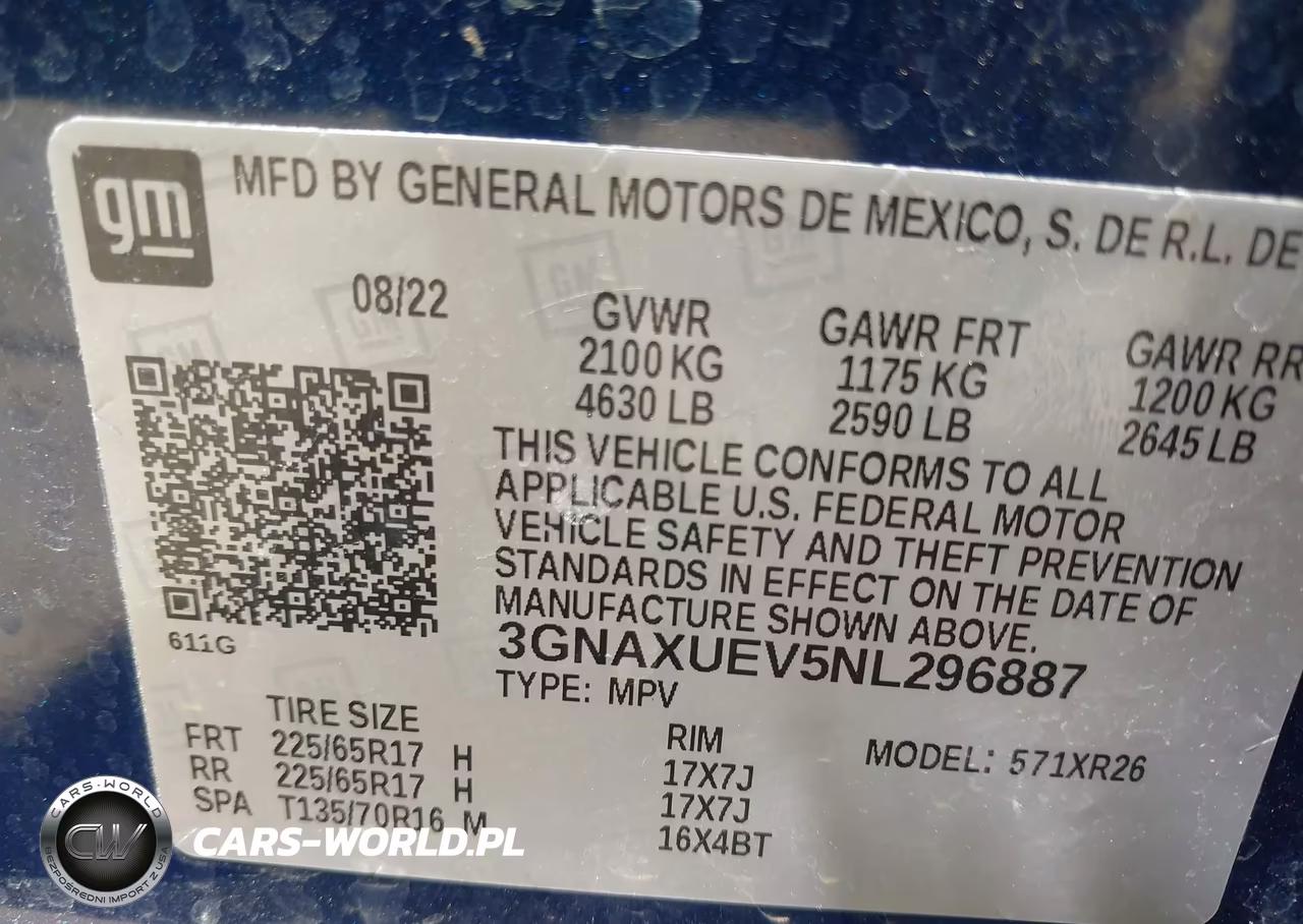 2022 Chevrolet Equinox Awd Lt VIN:3GNAXUEV5NL296887 - 9
