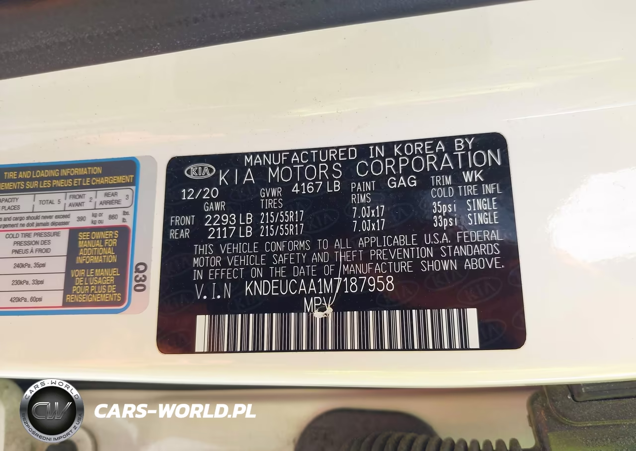 2021 Kia Seltos S VIN:KNDEUCAA1M7187958 - 9