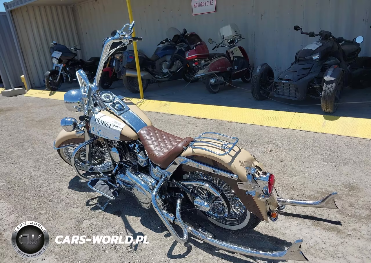 2014 Harley-Davidson Flstn Softail Deluxe VIN:1HD1JDV37EB029548 - 3