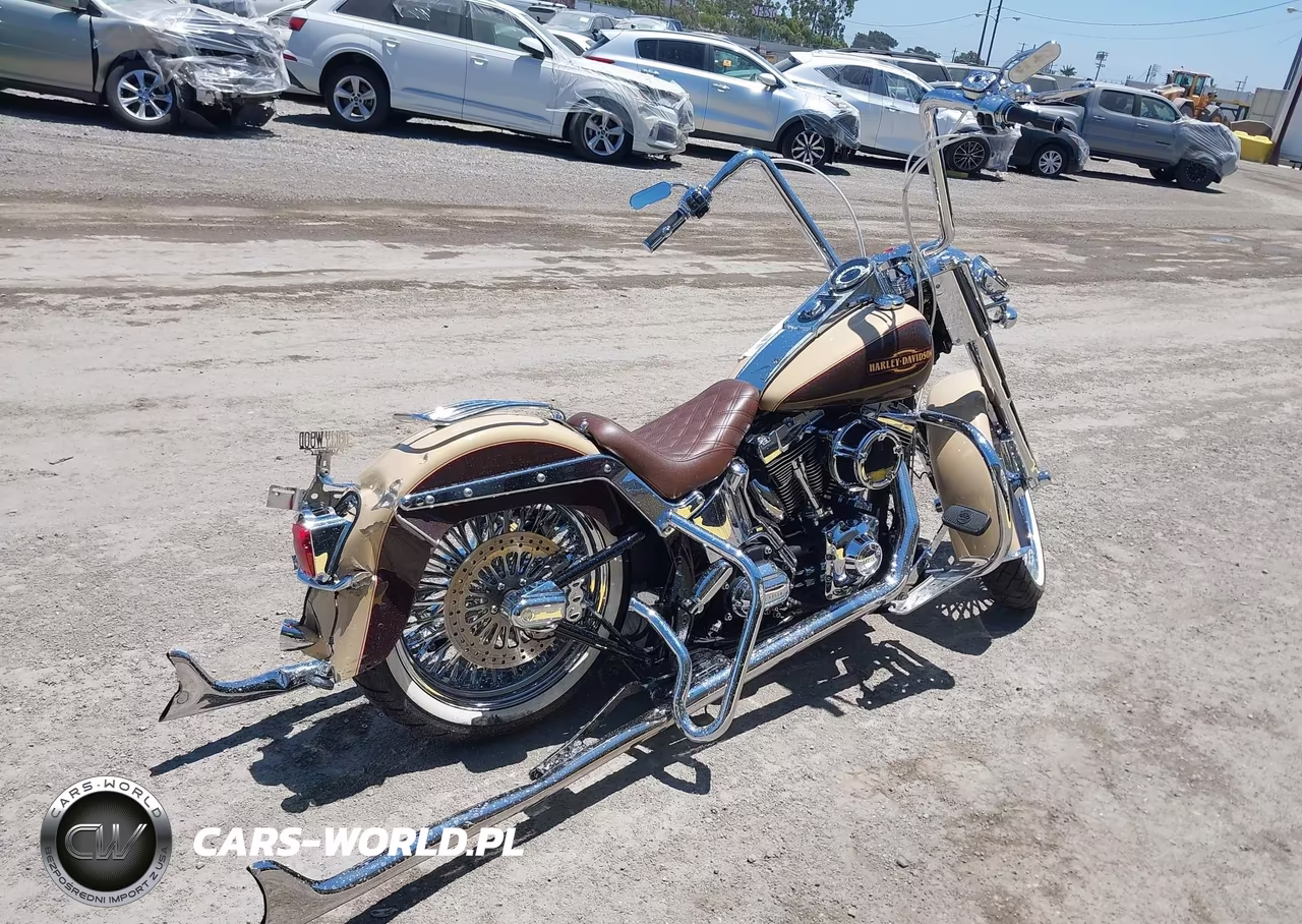 2014 Harley-Davidson Flstn Softail Deluxe VIN:1HD1JDV37EB029548 - 4