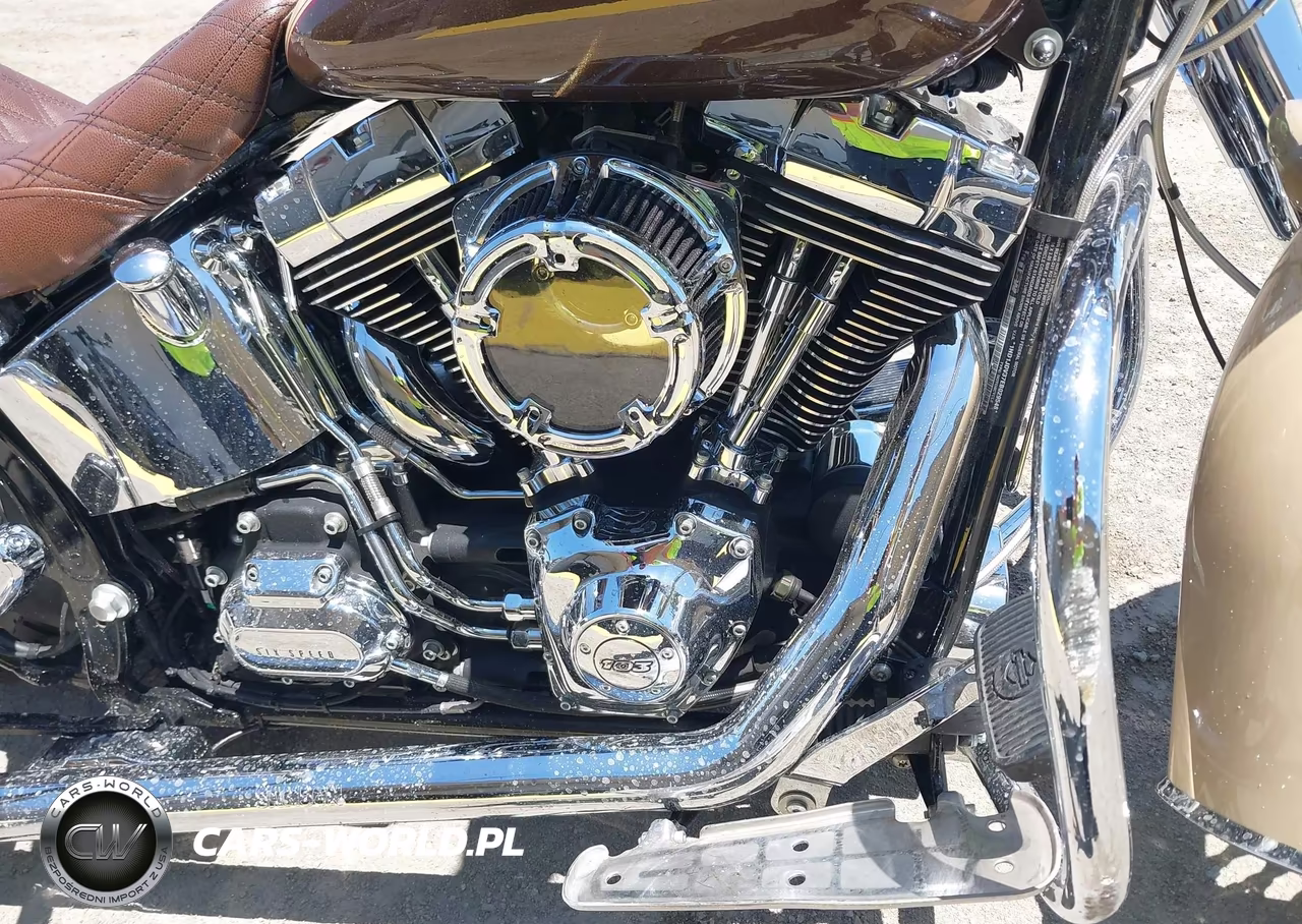 2014 Harley-Davidson Flstn Softail Deluxe VIN:1HD1JDV37EB029548 - 8