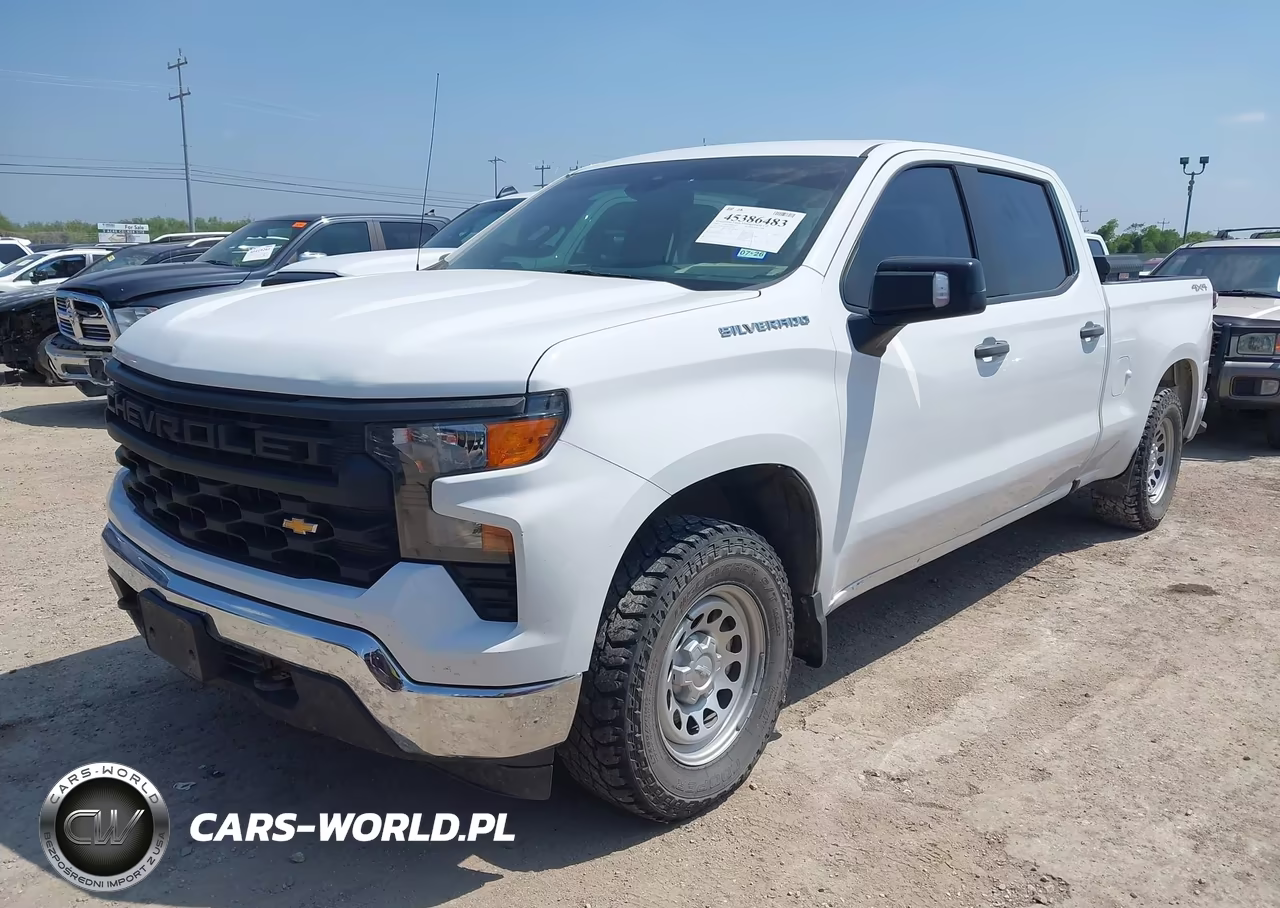 2023 Chevrolet Silverado 1500 4Wd Standard Bed Wt VIN:1GCPDAEK7PZ310722 - 2