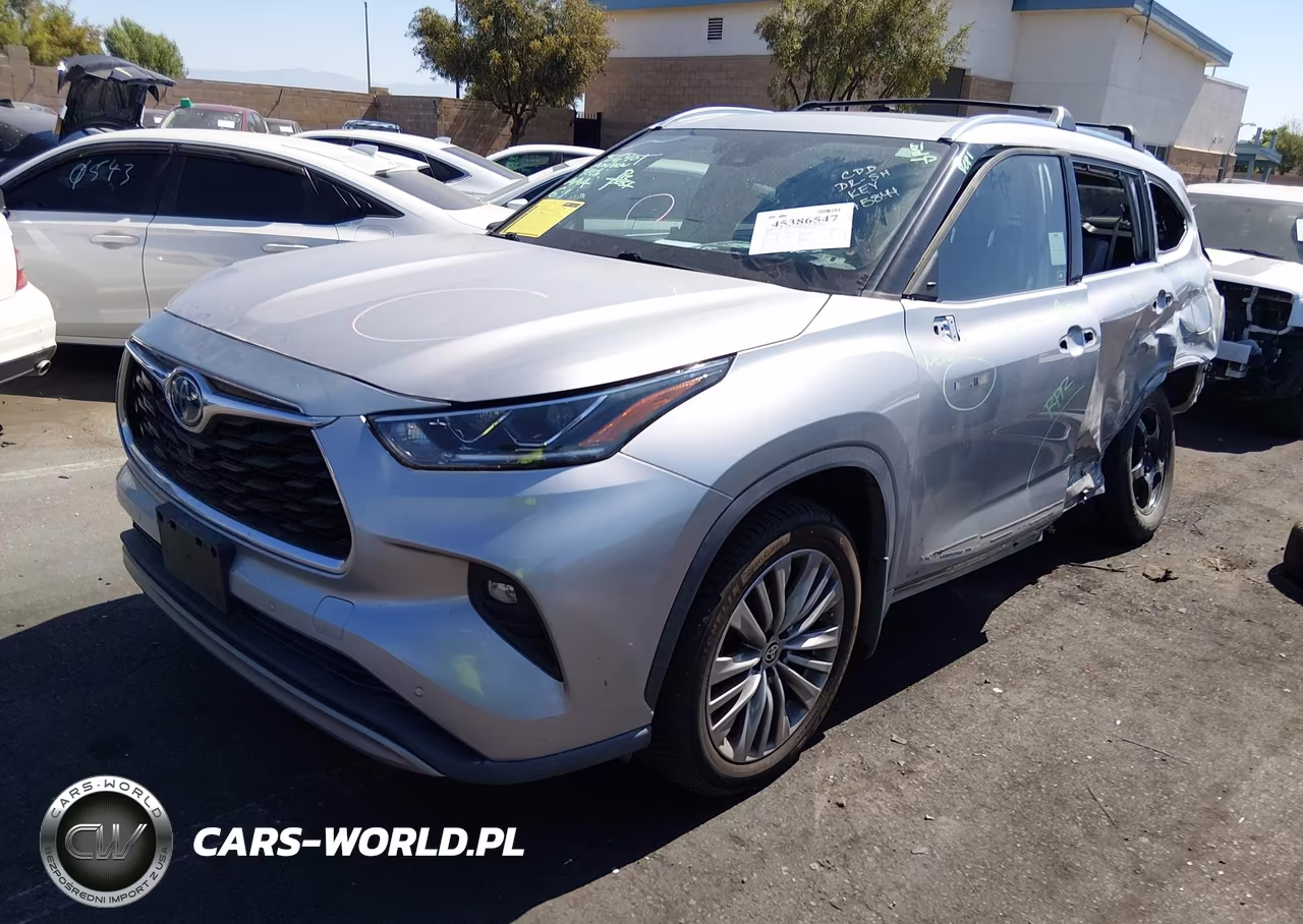 2021 Toyota Highlander Hybrid Platinum VIN:5TDEBRCH0MS065844 - 2