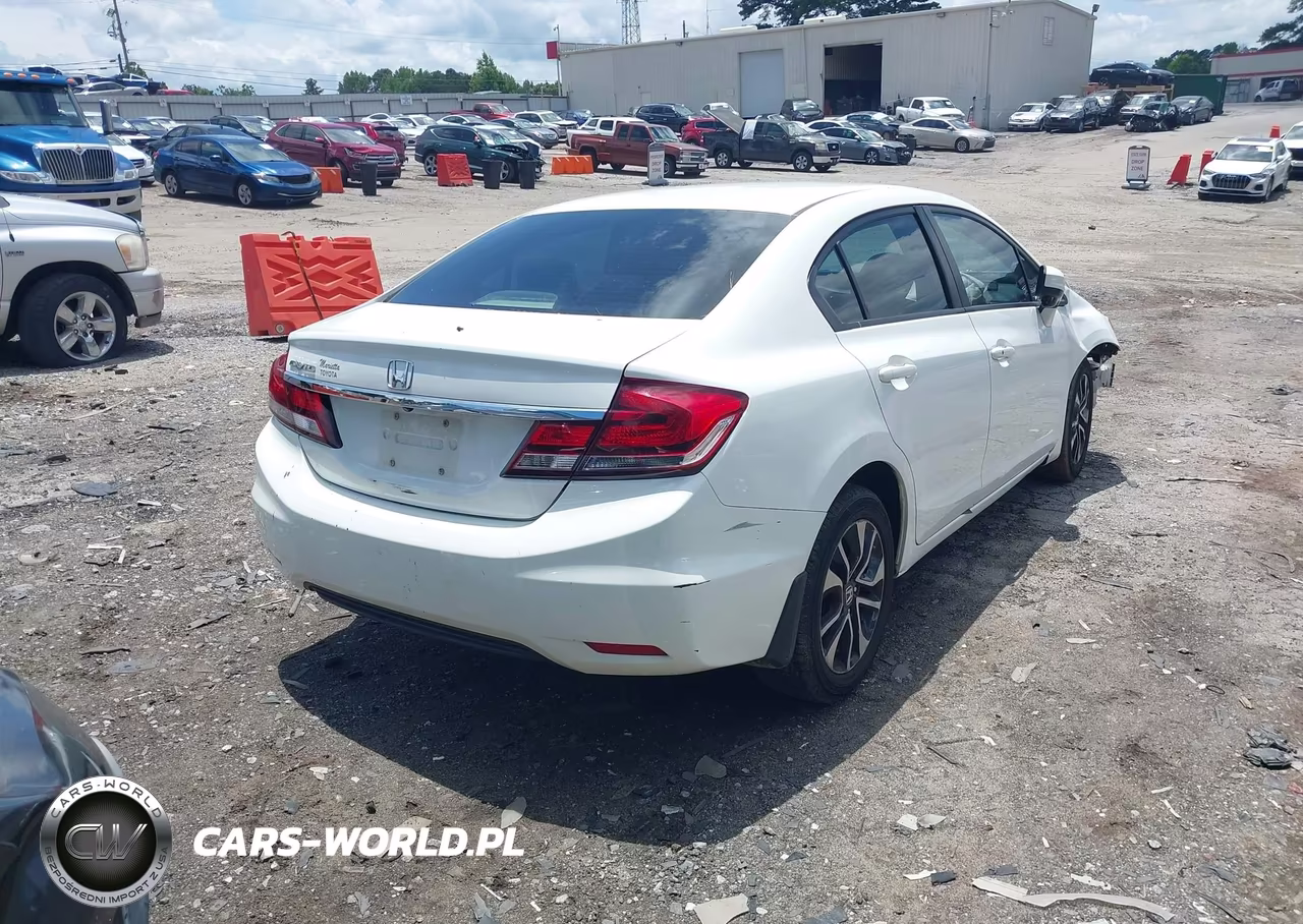 2015 Honda Civic Ex VIN:19XFB2F80FE042553 - 4