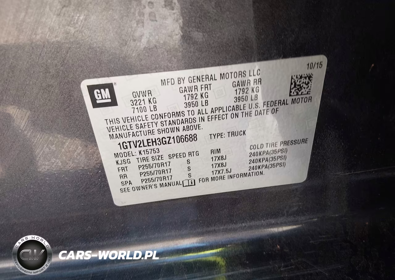 2016 GMC Sierra 1500 VIN:1GTV2LEH3GZ106688 - 9